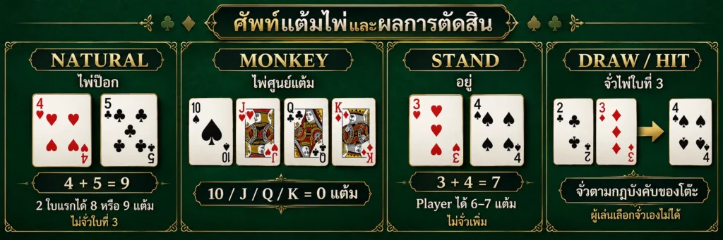 ศัพท์บาคาร่า